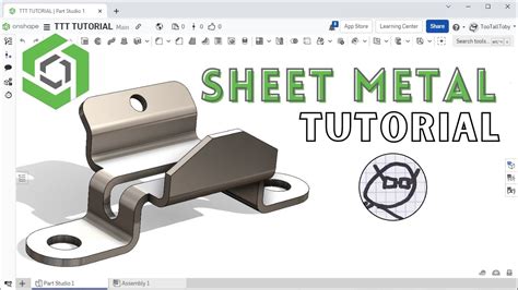 Onshape Tutorial. How to create a SHEET METAL BULL!!! Step 